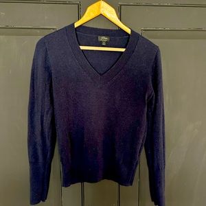 100% Cashmere J.Crew V-neck sweater